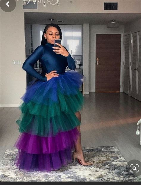 African Long Tutu/tulle skirt dress African Tulle hi-low | Etsy