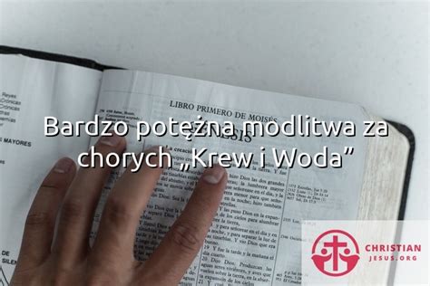 Bardzo Pot Na Modlitwa Za Chorych Krew I Woda Christianjesus