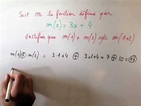 Exercice De D Monstration En Math Matique Fonction Affine Youtube