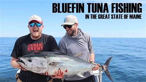 Bluefin Tuna Fishing In Maine Catching Our First Bluefin Tuna Along