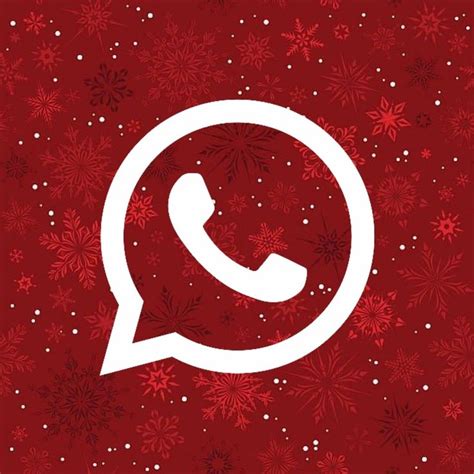 a red background with snowflakes and a white phone in the center that ...