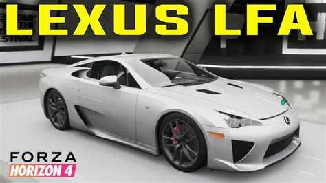 Jugando Con El Lexus Lfa En Forza Horizon Youtube