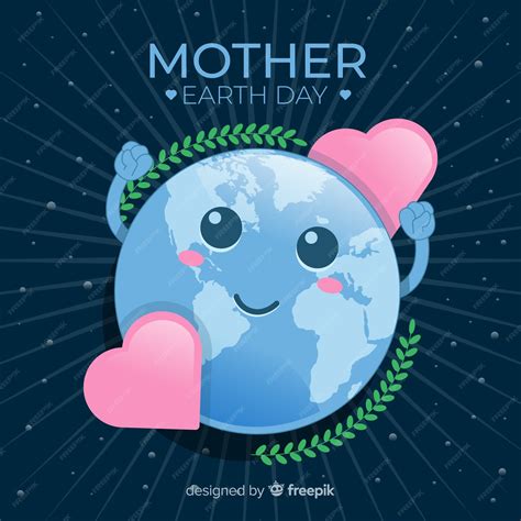 Free Vector Happy Mother Earth Day