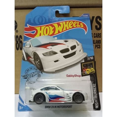 Hot Wheels Bmw Z4 M Motorsport Shopee Malaysia