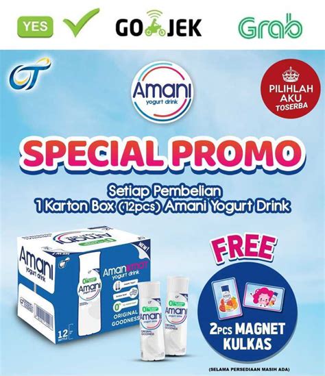 Jual Amani Yogurt Drink No Added Sugar Original 250 Ml Harga 1 Dus