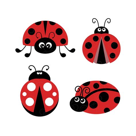 Ladybug Svg Ladybug Clipart Svg Files Cricut Cut Files Silhouette