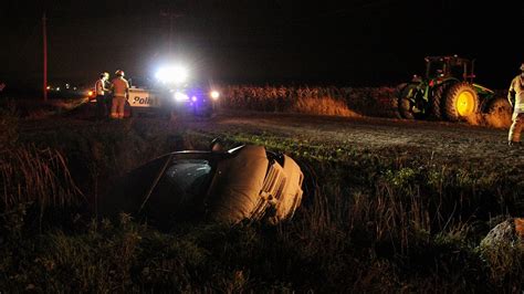 Deux blessés légers dans une violente sortie de route à Coteau du Lac