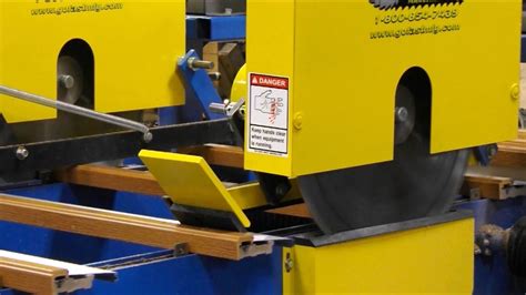 Go Fast Manufacturing Custom End Trim Saw Cutting Aluminum Youtube