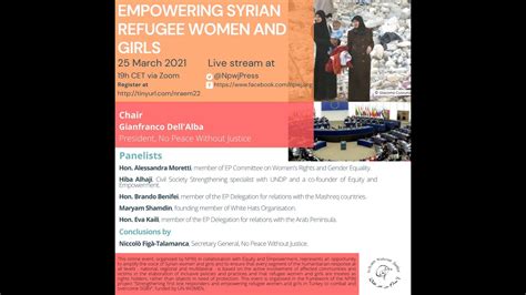 Empowering Syrian Refugee Women And Girls Youtube