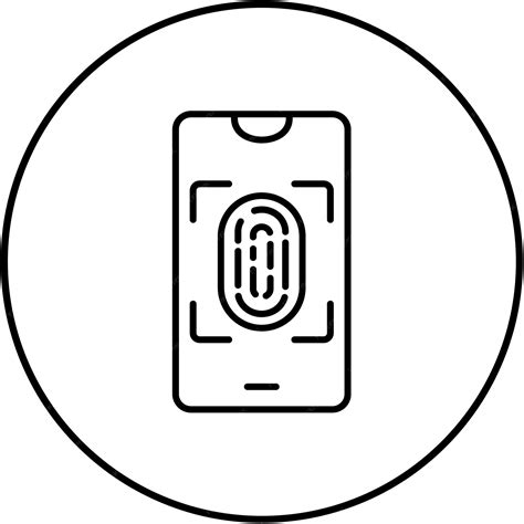 Premium Vector | Fingerprint Scanner Icon