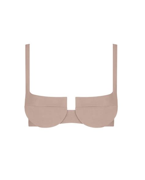Burgundy Red Balconette Underwire Bikini Tops