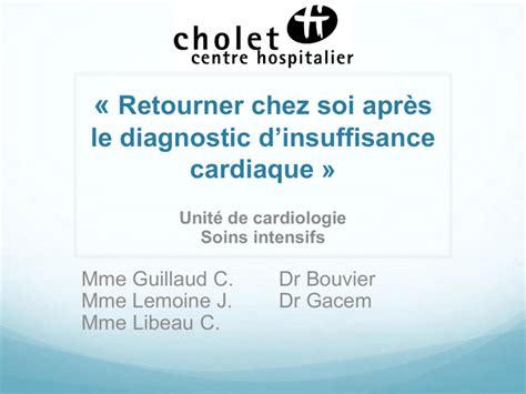 Retourner chez soi après le diagnostic dinsuffisance cardiaque