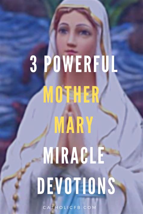 This Miracle “3 Hail Marys Devotion” Has Never Known To Fail Miracle Prayer Prayers Devotions