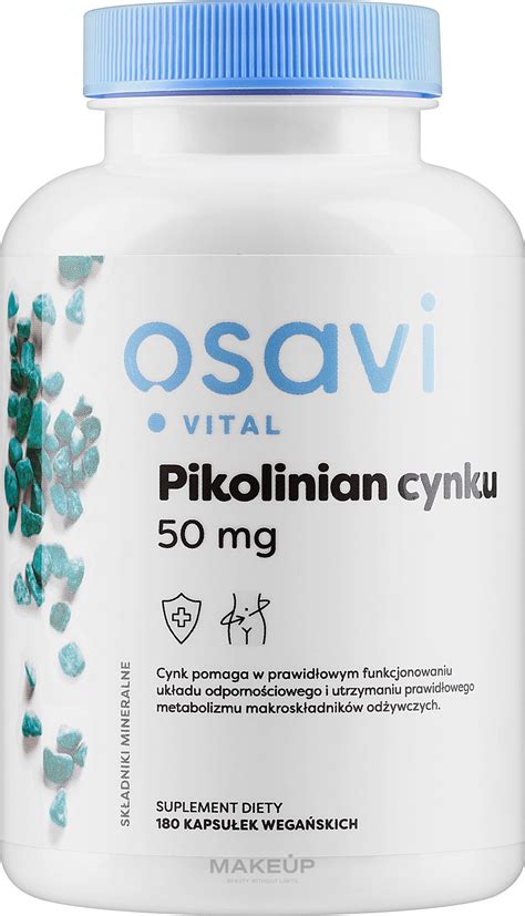 Osavi Zinc Picolinate Mg Capsule Picolinat De Zinc Mg Makeup Ro