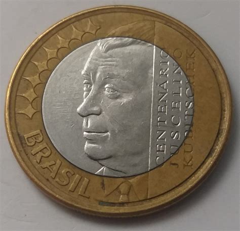 Moeda Real Centenario Juscelino Kubitschek