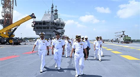 Indian Navy Takes Delivery Of Indigenous Aircraft Carrier Ins Vikrant