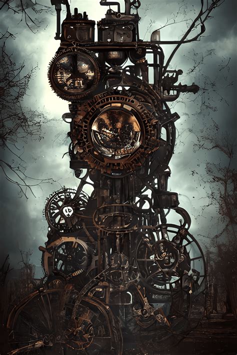 Art Dhorreur Steampunk Gothique · Creative Fabrica