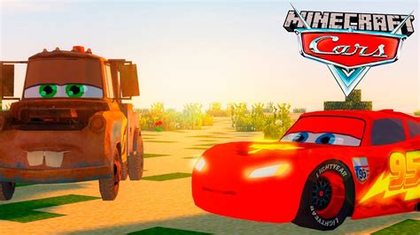 Lightning Mcqueen Breaks Down Minecraft Cars 3 Youtube