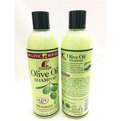 Roushun Ml For Moisturizing Olive Oil Hair Shampoo Shopee Malaysia