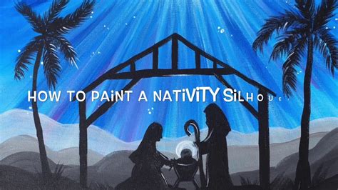 Art & Collectibles Acrylic Painting O holy night nativity scene ...