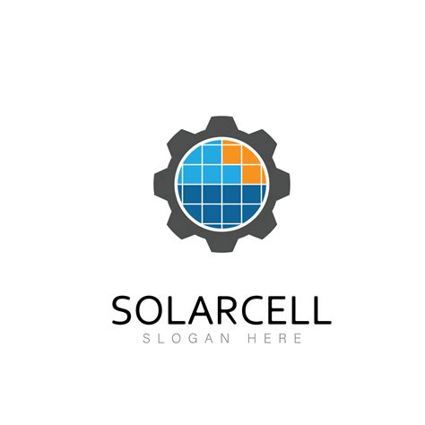 Solar Energy Logo Design Technology Symbol 20871800 Vector Art At Vecteezy