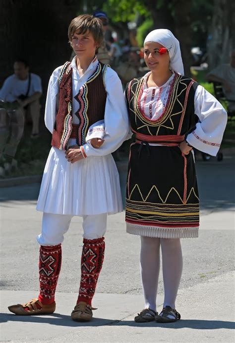 Macedonia Traditional Outfits Folk Costume Macedonia