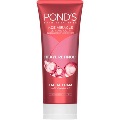 Pond S Age Miracle Ultimate Youth Hexyl Retinol Facial Foam G Villa