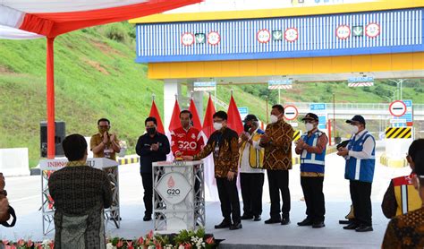 Peresmian Jalan Tol Manado Bitung Seksi B Economic Zone