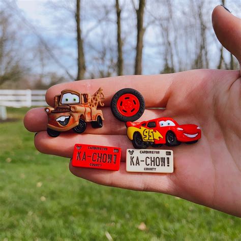 Disneys Cars Themed Pin 5 Pack Novelty Pins Unique Etsy