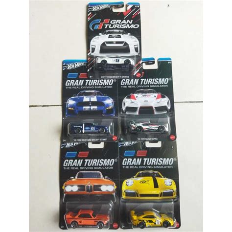 Hot Wheels Gran Turismo 2024 Nissan GTR Toyota GR Supra Porsche 911 GT3 Ford Mustang Shelby BMW