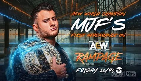 Wrestling On Twitter Lineup For Tonights Aew Rampage Mjf Makes