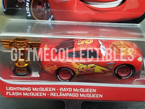 Buy Disney Pixar Cars Lightning Mcqueen With Piston Cup Trophy 2021