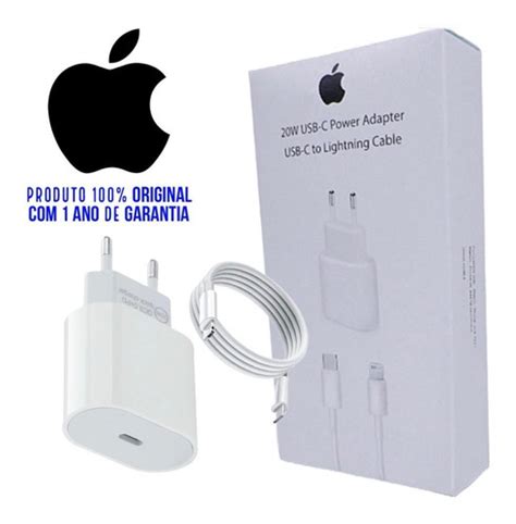 Carregador Iphone Original Completo Turbo 20w Parcelamento Sem Juros