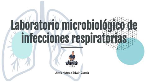 Laboratorio Microbiol Gico De Infecciones Respiratorias Jim Llontop