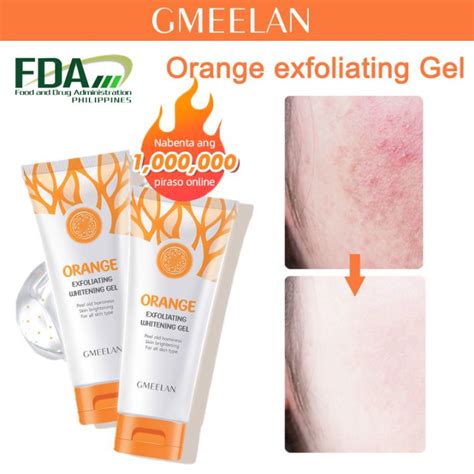 GMEELAN Orange Exfoliating Gel Bleaching Whipped Scrub Facial Body