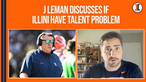 J Leman Discusses If Illinois Football Has A Talent Problem Illini