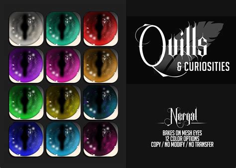 Quills And Curiosities Nergal Bom Eyes Quills And Curiosities Flickr