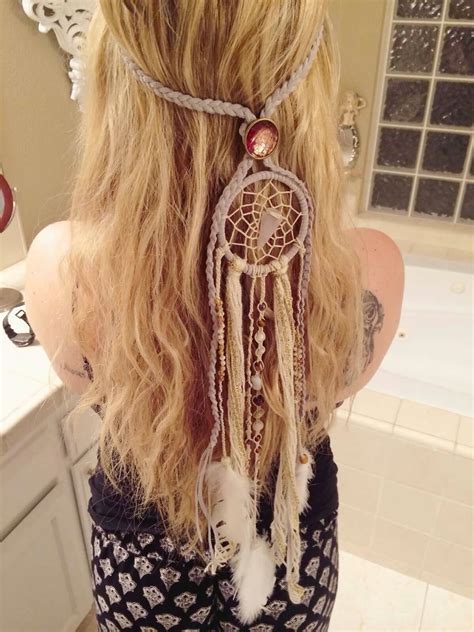 Headband In My Hair Hair Wrap Dreadlocks Dream Catchers Hair Styles