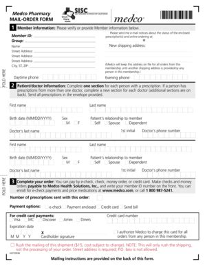 Fillable Online Fitzsimmons RESPIRATORY DME ORDER FORM PATIENT