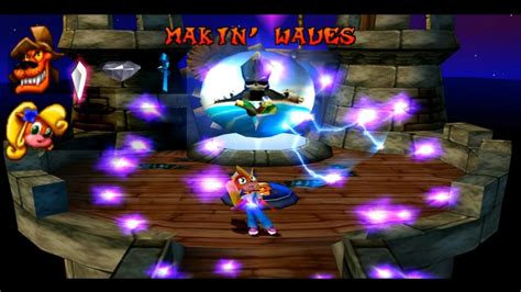 Crash Bandicoot Warped 3 Stage 5 Malkin Waves YouTube