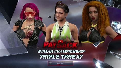 Wwe 2k17 Universe Mode Jackie Justice Defends Her Undisputed Woman