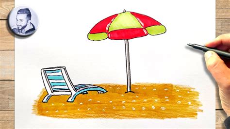 Comment Dessiner Une Chaise Longue De Plage De Dos En Perspective