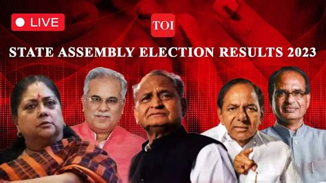 Assembly Election Results 2023 Assembly Elections Times Of India Videos