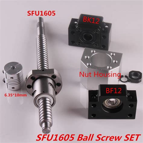 Sfu Set Sfu Rolled Ball Screw C End Machined Ballnut Nut