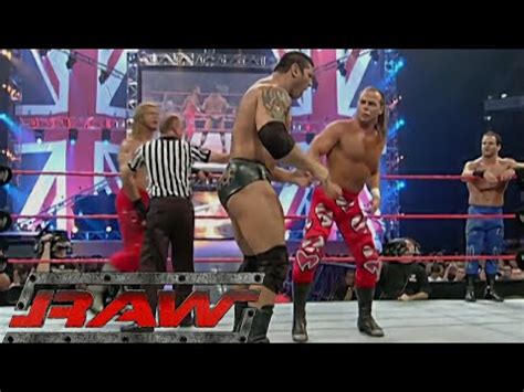 Evolution Vs Edge Shawn Michaels Chris Benoit RAW Oct 11 2004 YouTube