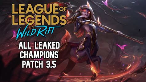 Wild Rift Patch 3 5 Champions Leaked GameRiv