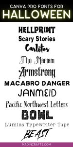 31 SPOOKY FONTS FOR HALLOWEEN Crafts Mad In Crafts