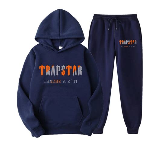 Nova marca trapstar esporte masculino 16 cores quentes duas peças