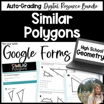 Similar Polygons Google Forms Homework By Lisa Davenport TpT