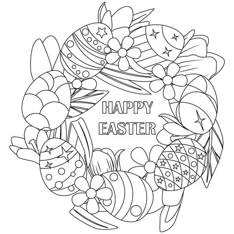 Easter Story Wreath Free Pdf Printables Printablee